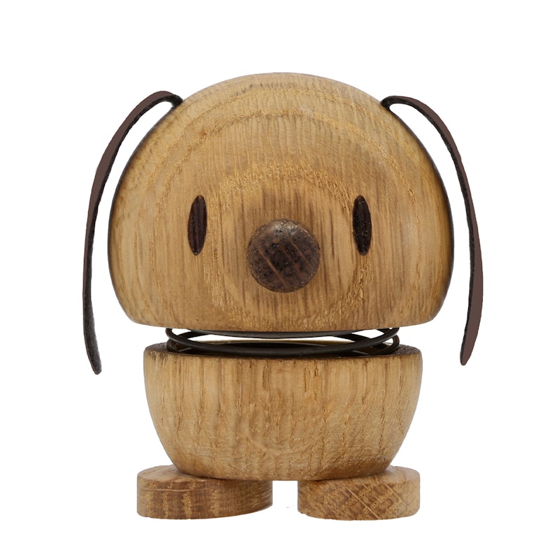 Hoptimist Dog Figure S, Oak