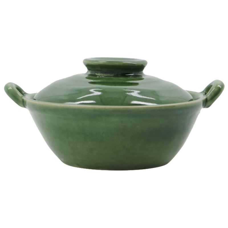 Diva Jar With Lid Ø16.5 cm, Green