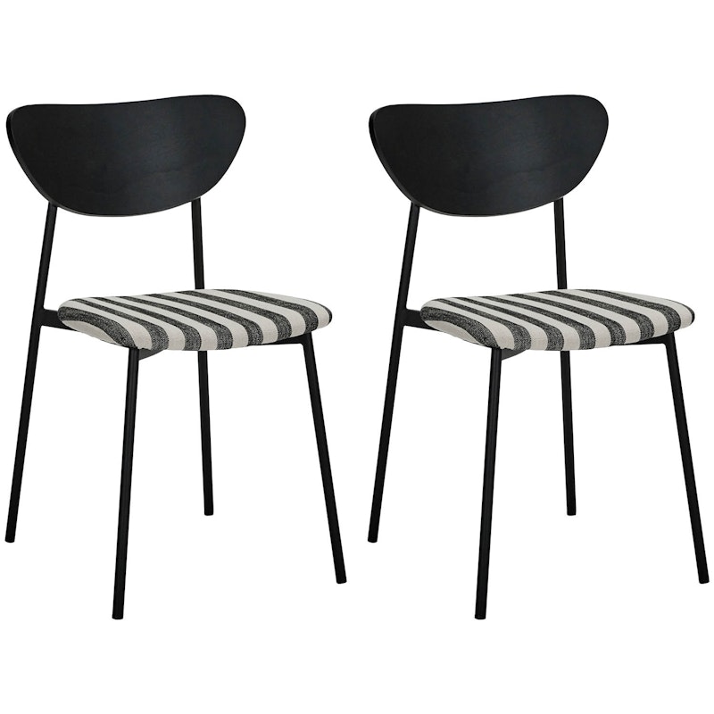 Must Chair 2-pack, Black/White