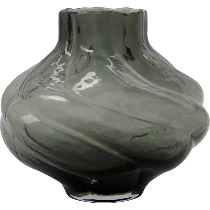 HDTurn Vase 18,5 cm, Smoked Grey