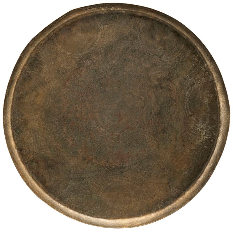 Jhansi Tray 80cm, Antique Brass