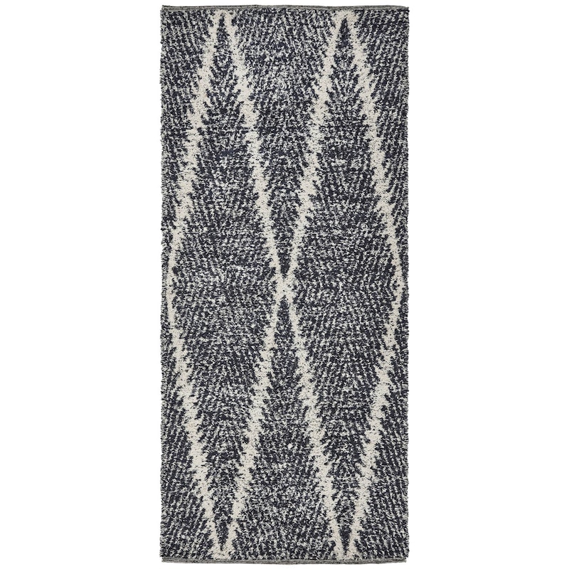 Kin Rug Black/Off-white