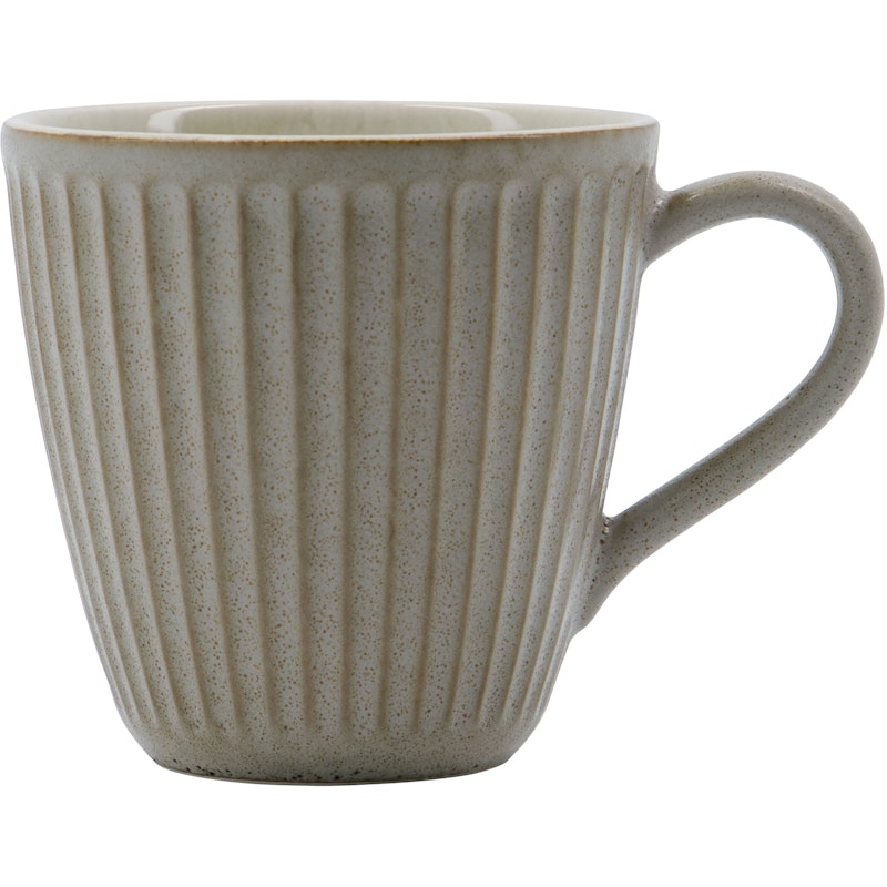 Pleat Mug 30 cl, Grey Brown