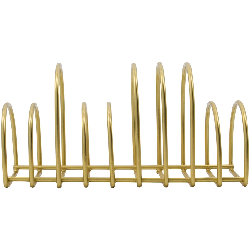 Pampi Magazine Rack, Golden