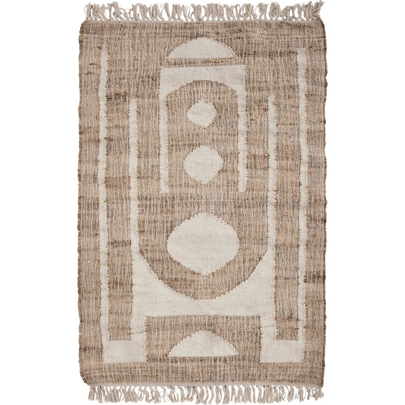 Rostro Rug 90x150 cm, Nature/Off-white
