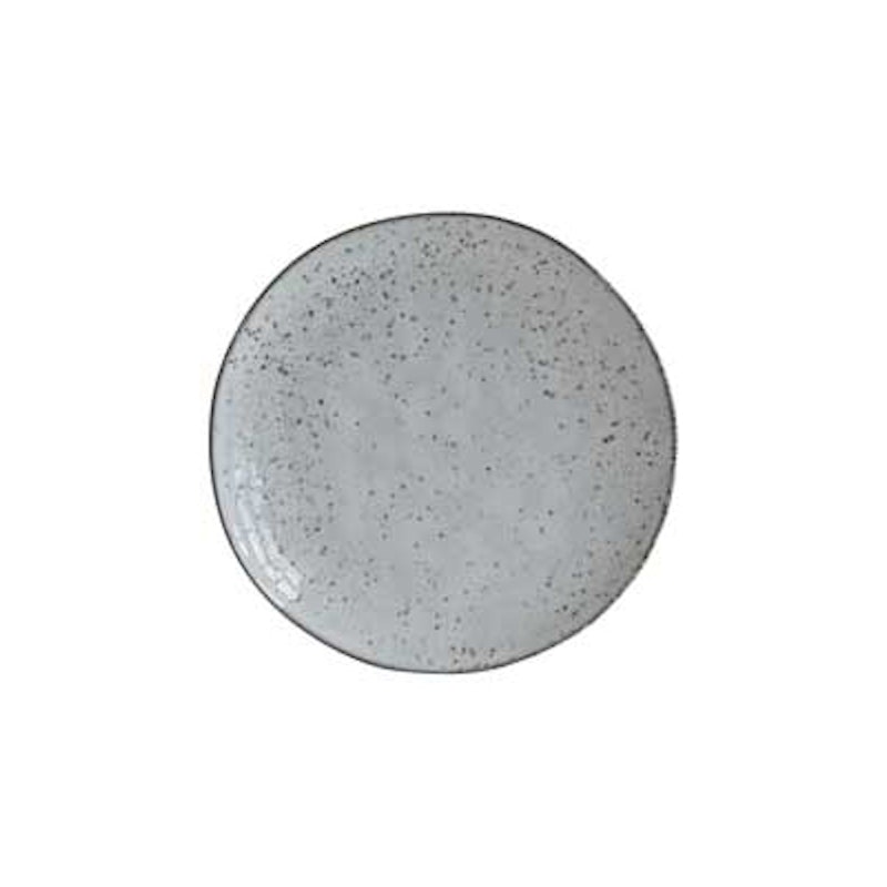 Rustic Cake Plate 20,5 cm, Grey