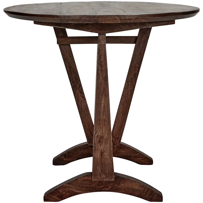 Wine Side Table Ø80 cm, Brown