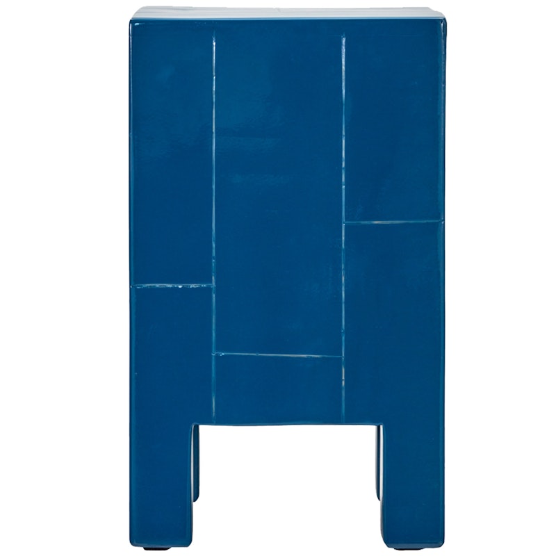 Brick Side Table 30x50.5 cm, Blue