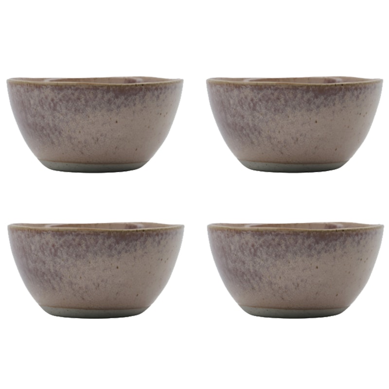 Vida Bowls Ø12 cm 4-pack, Pink