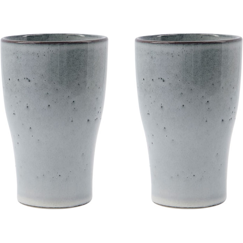 Liss Thermo Cup H14 cm 2-pack, Light Grey