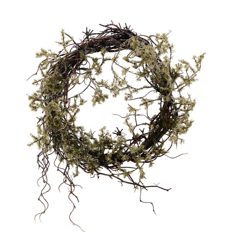 Wild Moss Wreath Ø47 cm, Nature