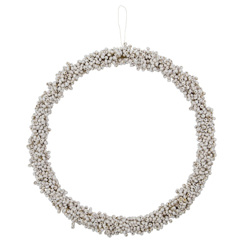 Winter Wreath Ø33 cm, White