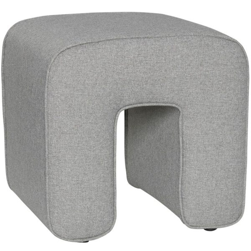 Sculpture Pouf, Dark Grey