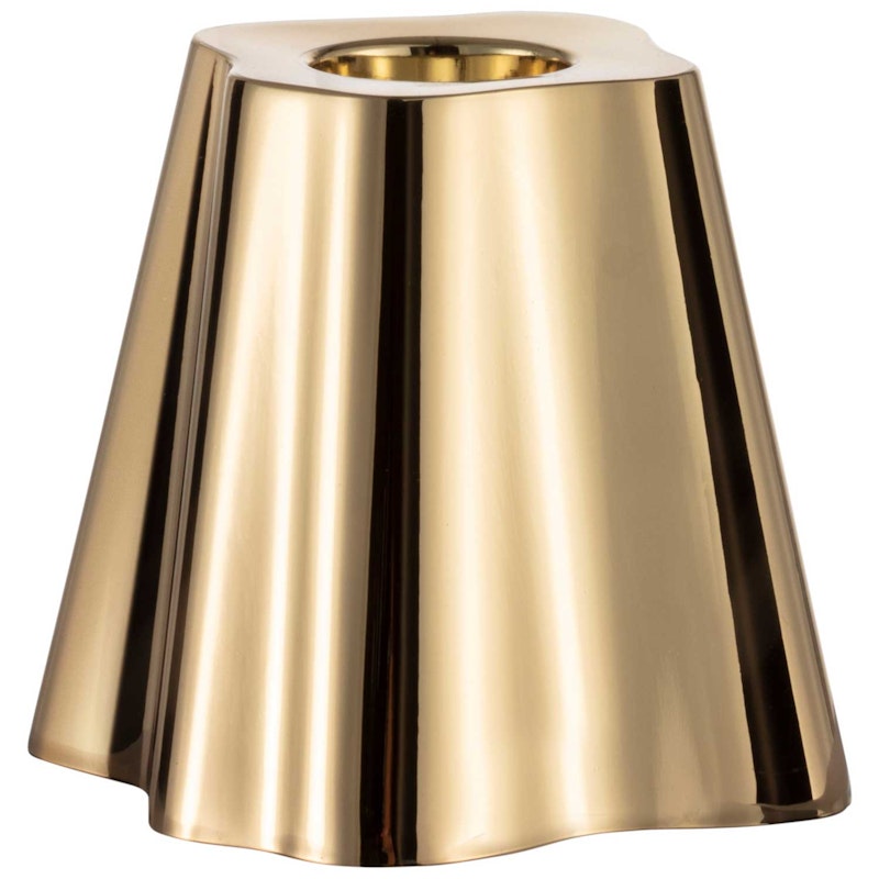 Aalto Candlestick Brass, 6,5 cm