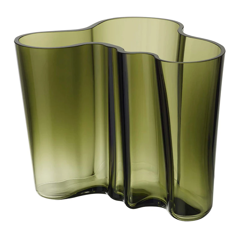 Aalto Vase 16 cm, Moss Green