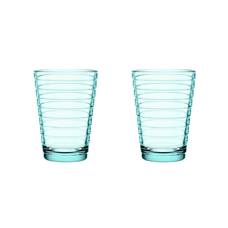 Aino Aalto Drinking Glass 33 cl 2-pack, Water Green