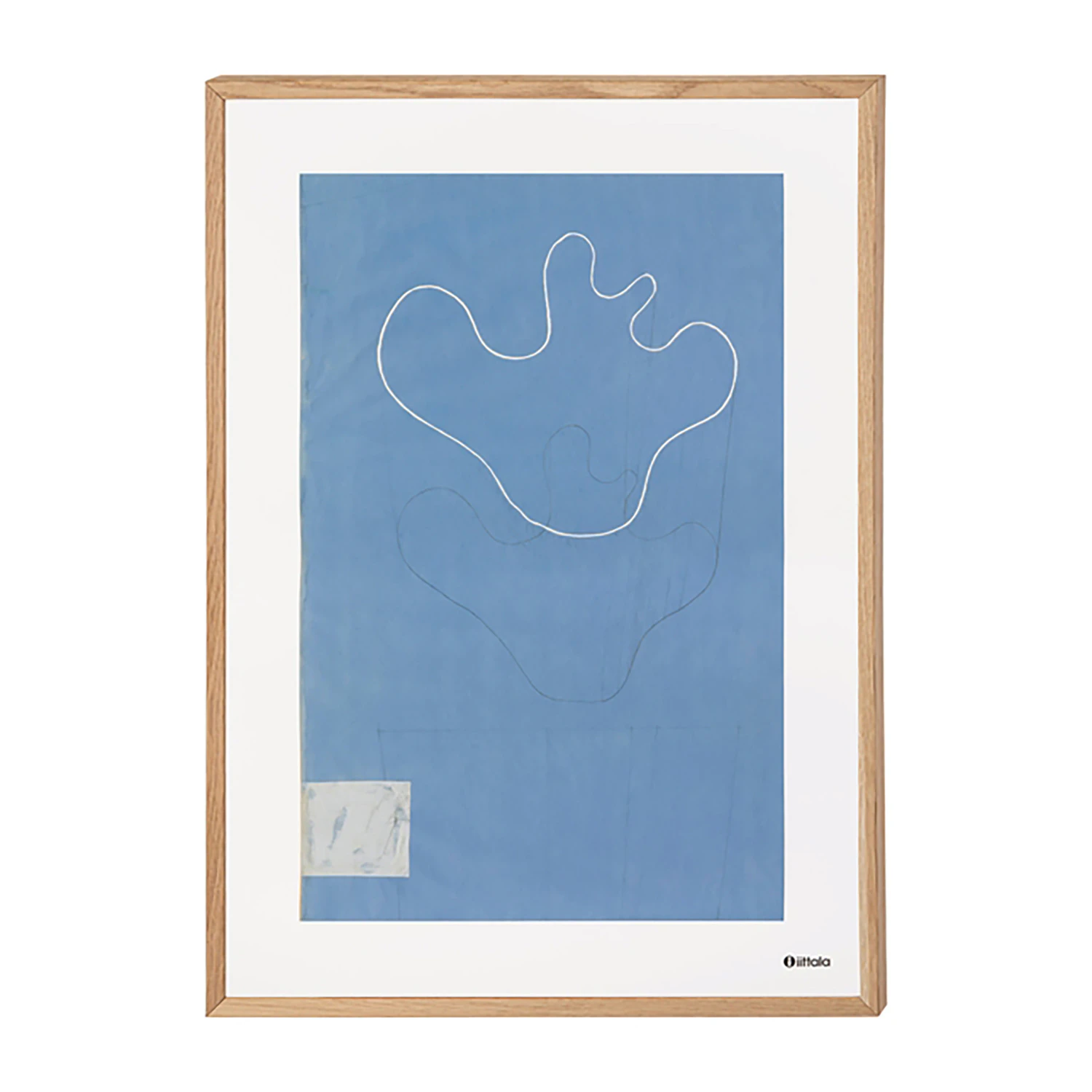 Alvar Aalto Art Poster 50x70 cm, Sketch Blue | RoyalDesign