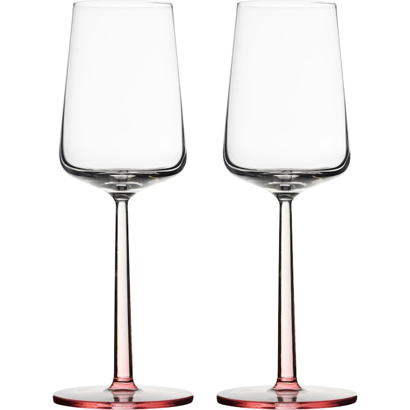 Essence white wine glass 33cl pink 2-pack