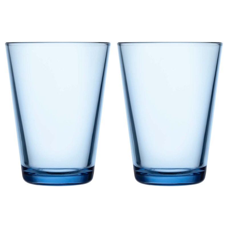 Kartio Glass 40 cl 2-pack, Aqua