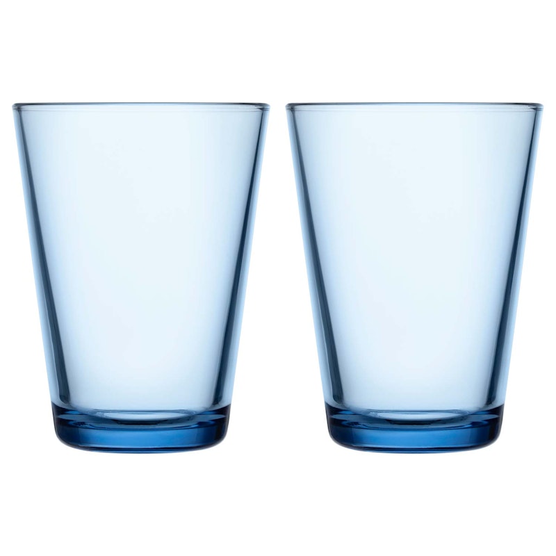 Kartio Glass 40 cl 2-pack, Aqua