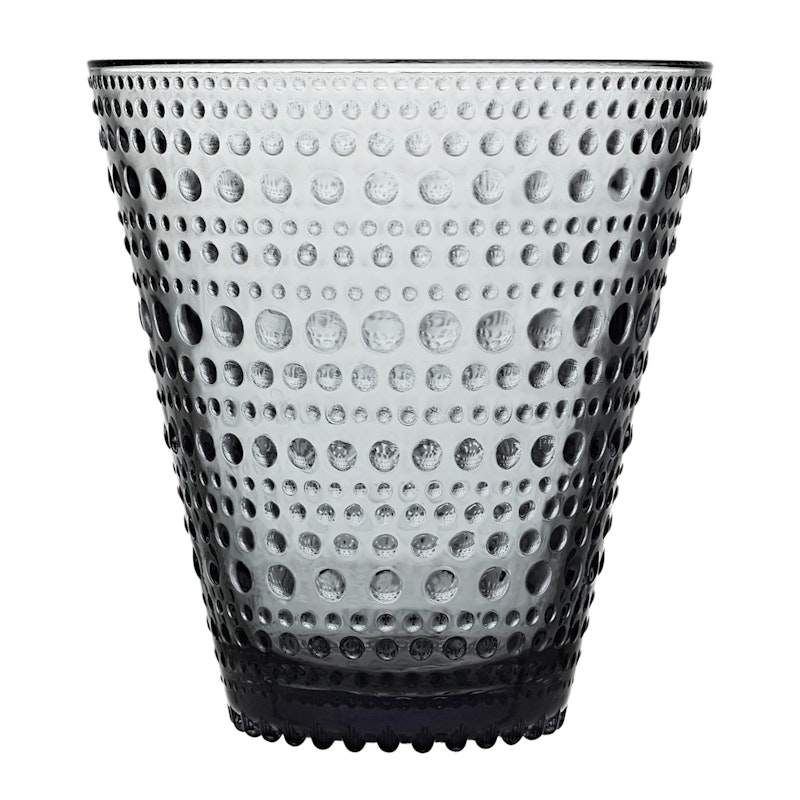 Kastehelmi Drinking Glass 30 cl 2-Pcs, Grey