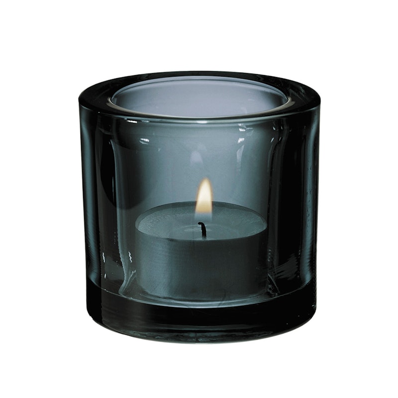 Kivi Tealight Holder 6 cm, Grey