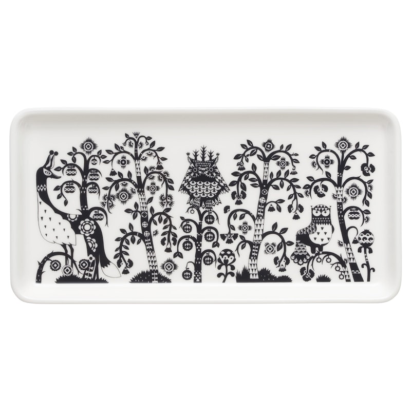 Taika Plate 12x24 cm, Black