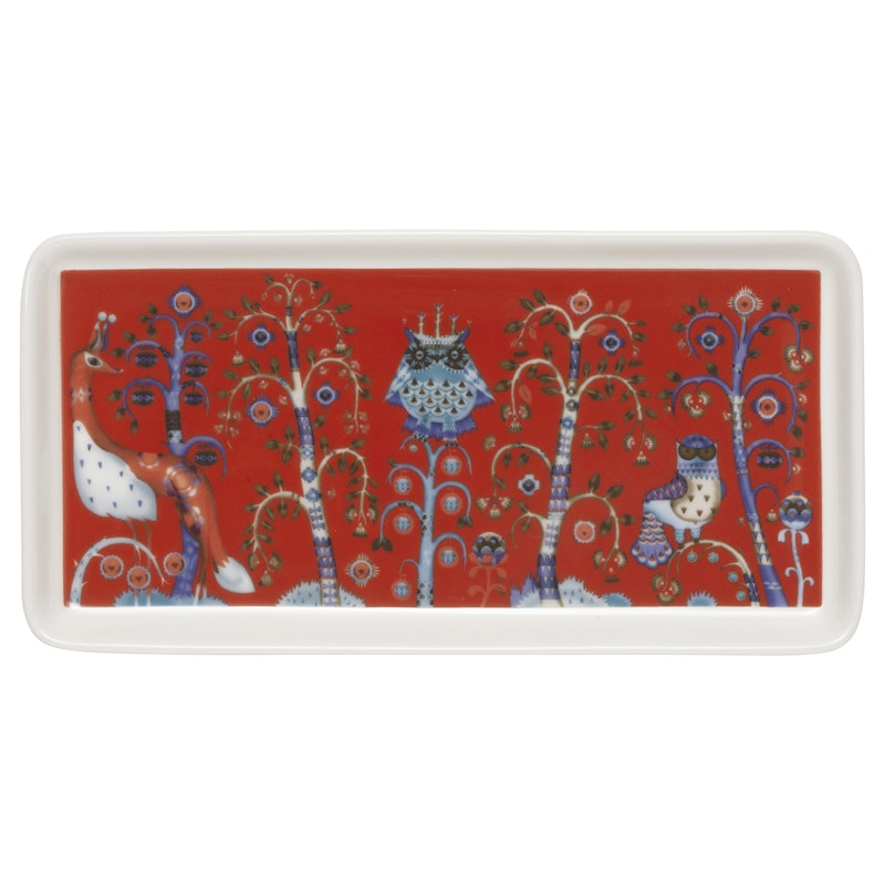 Taika Plate 12x24 cm, Red