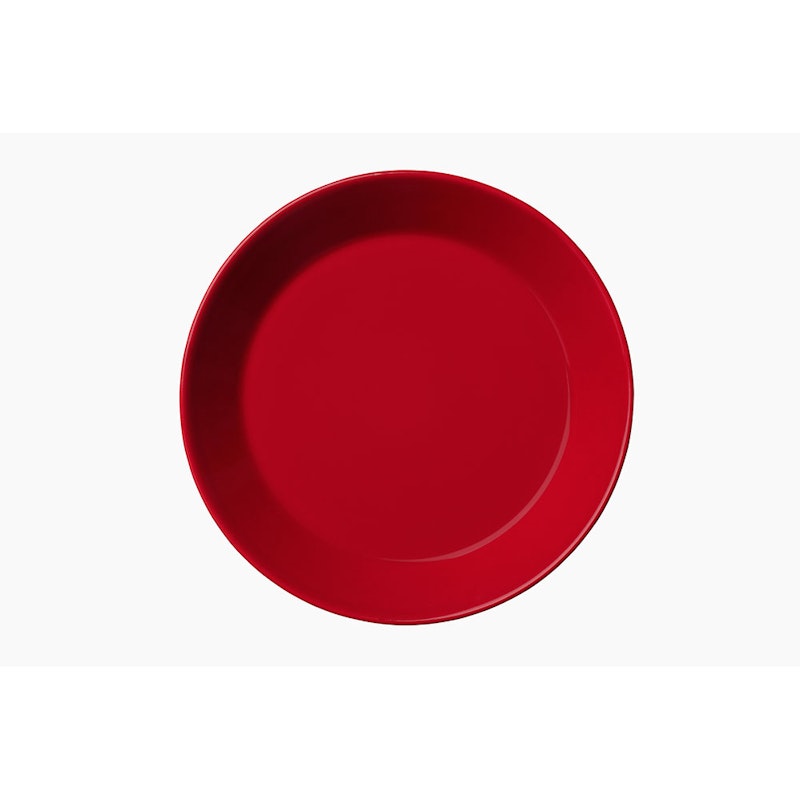 Teema Plate 17cm, red