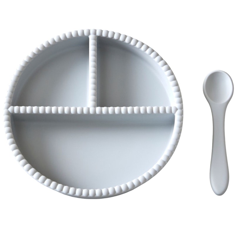 Little Bubble Childrens Tableware 2 Pieces, Glacier Grey