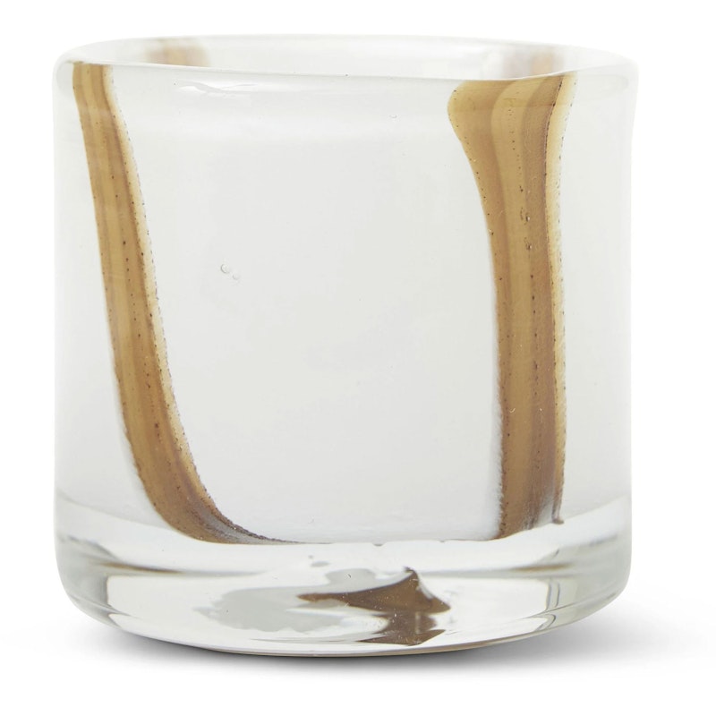 Luci Candle Holder 8 cm, White / Orange