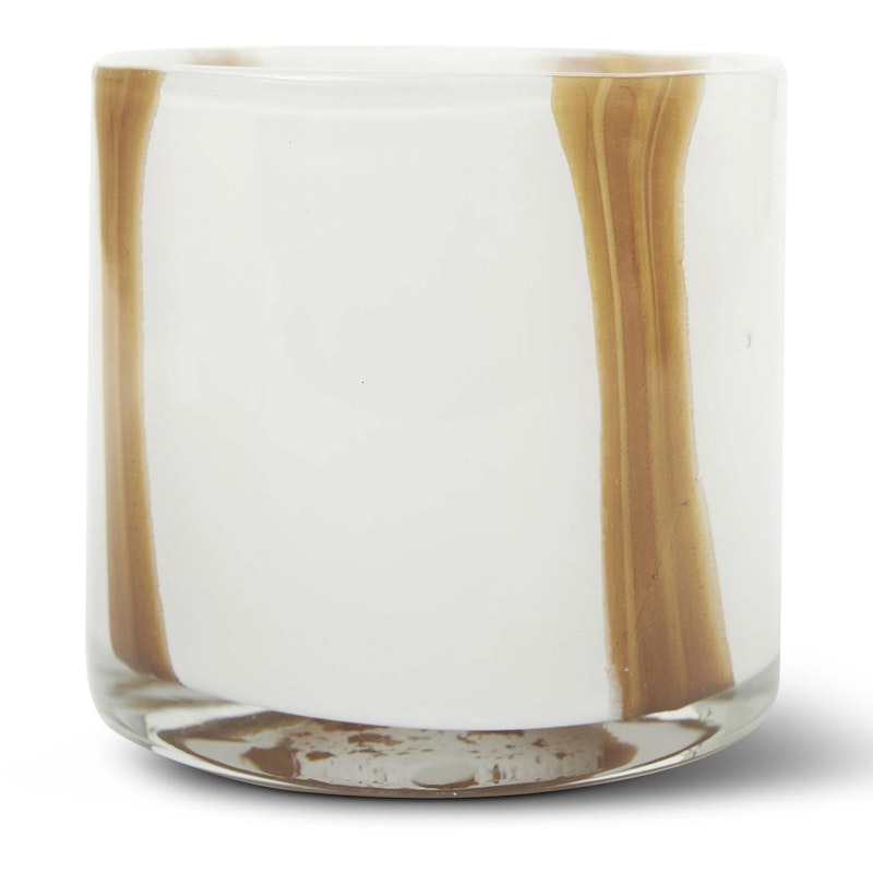 Luci Candle Holder 10 cm, White / Orange