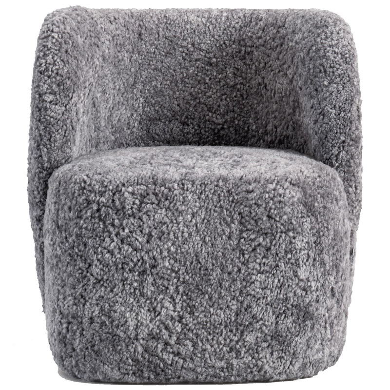 Cap Armchair Sheepskin, Grey