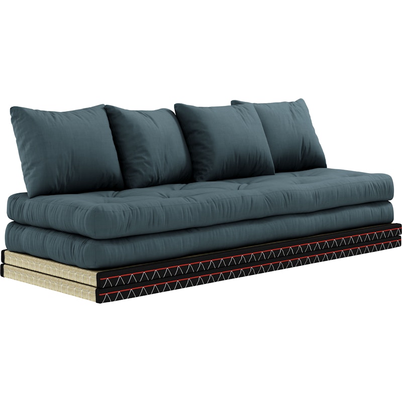 Chico Sofa With Mattress 80x200 cm, Petrol Blue