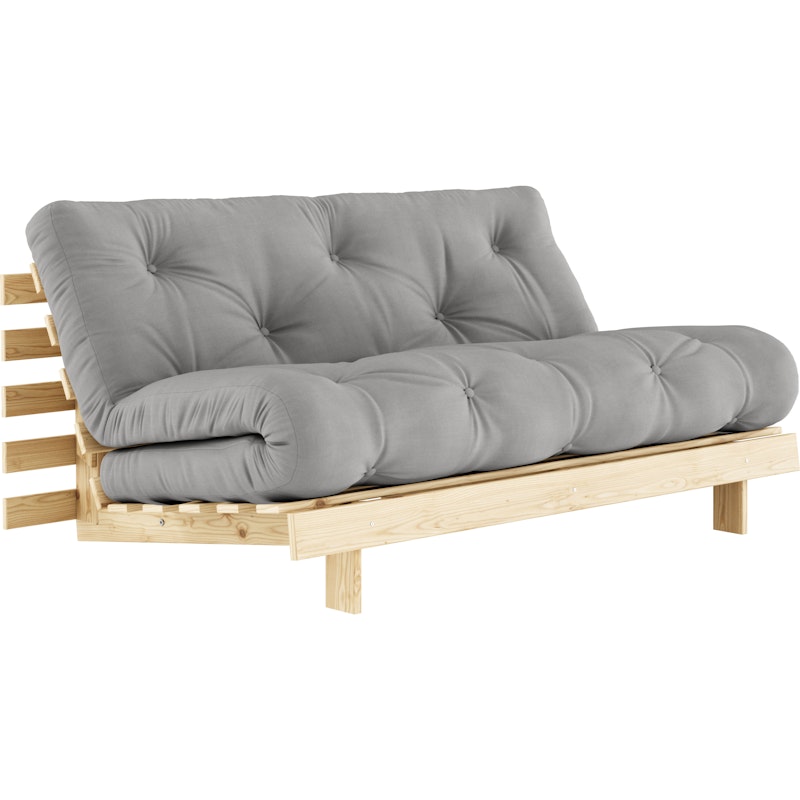 Roots 160 Sofa Bed With Mattress, Raw / Grey