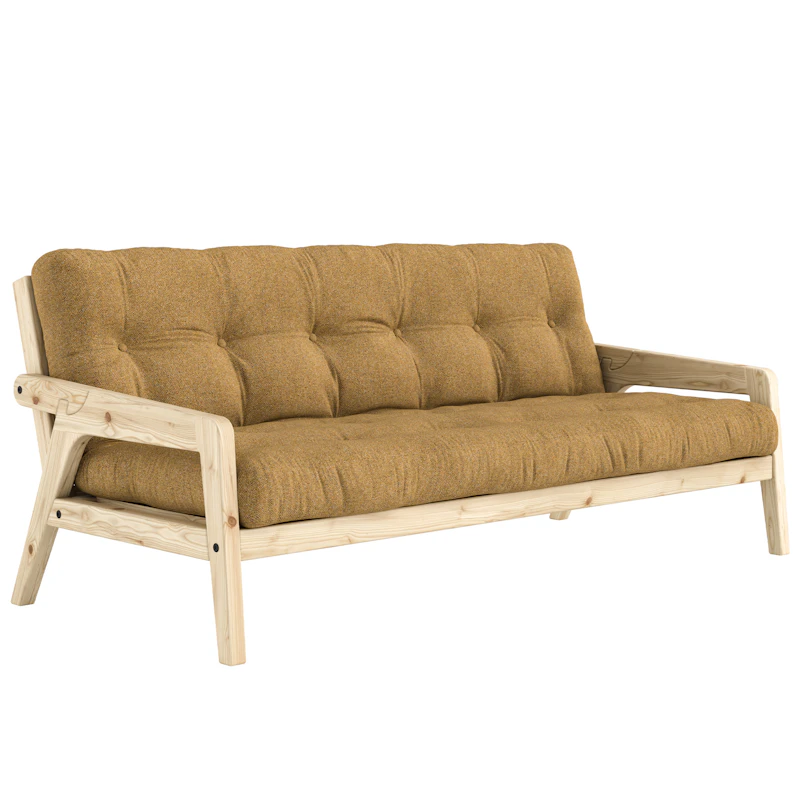 Grab Sofa Bed, Raw / Golden Ochre