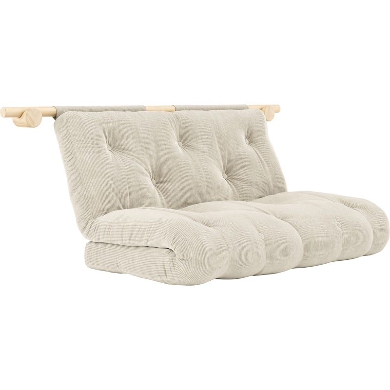 Hooked Mattress With Fittings 135x200 cm, Raw / Ivory