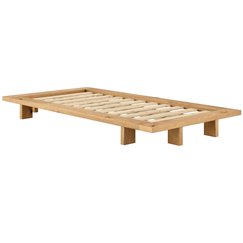 Japan Bed Frame Oiled Oak, 90x200 cm