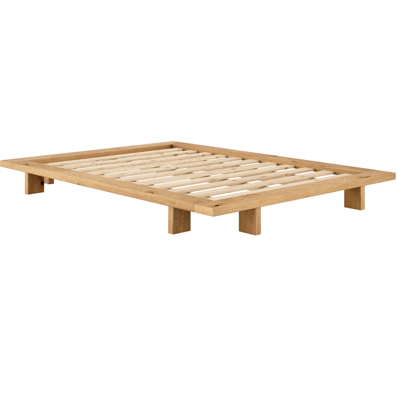 Japan Bed Frame Oiled Oak, 140x200 cm