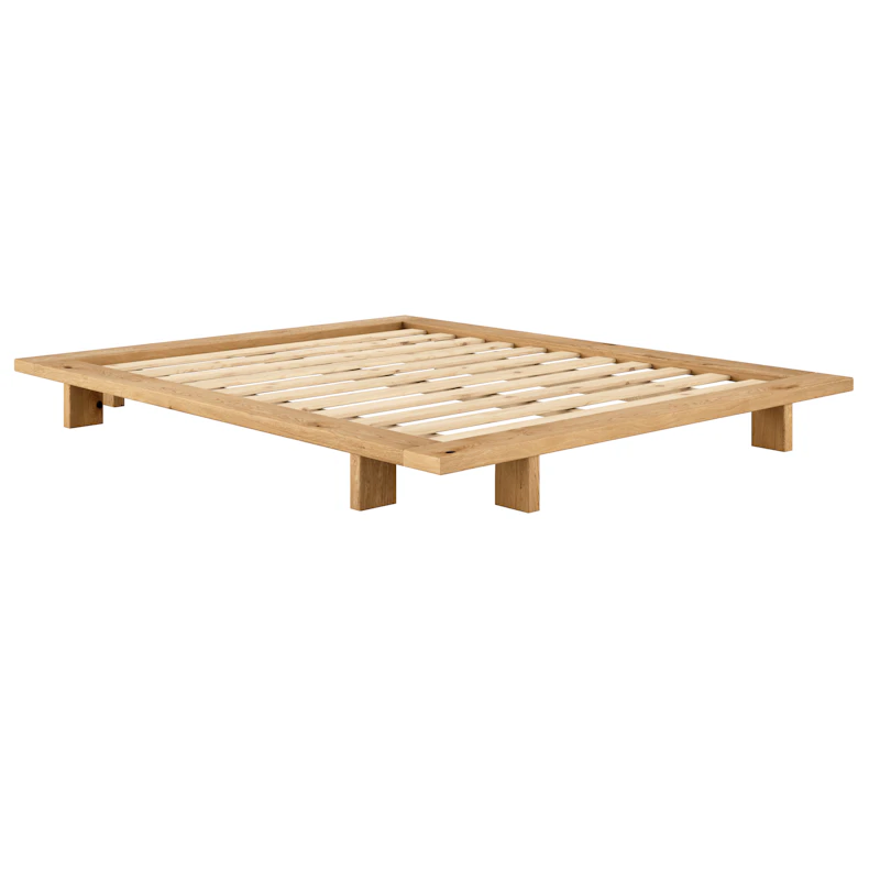 Japan Bed Frame Oiled Oak, 160x200 cm