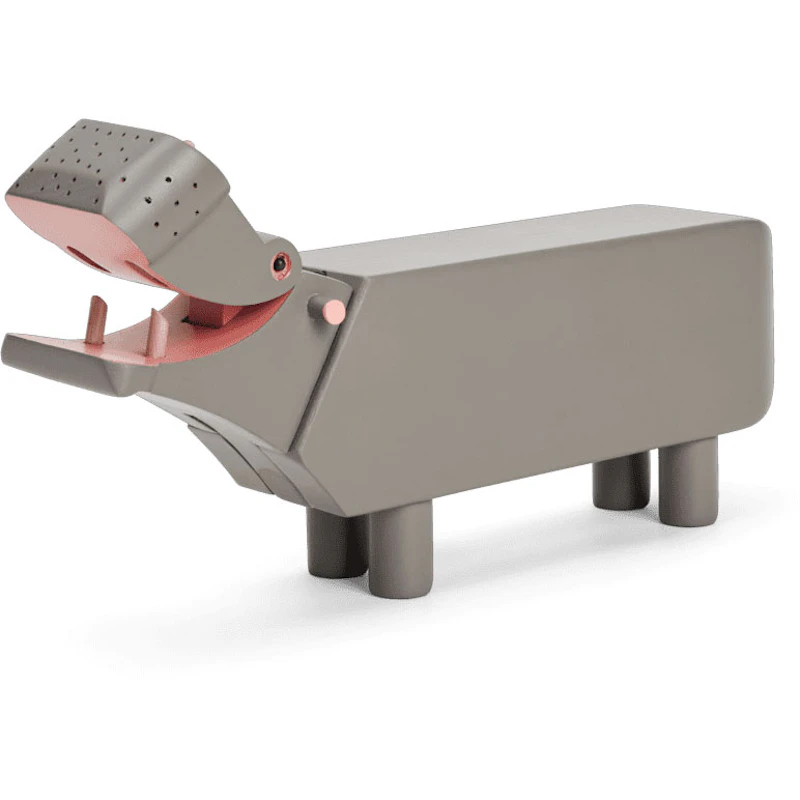Hippo 9 cm, Grey