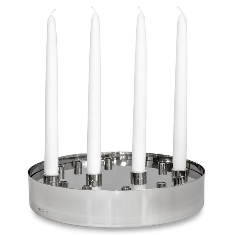 Jubel Candle Holder Stainless Steel