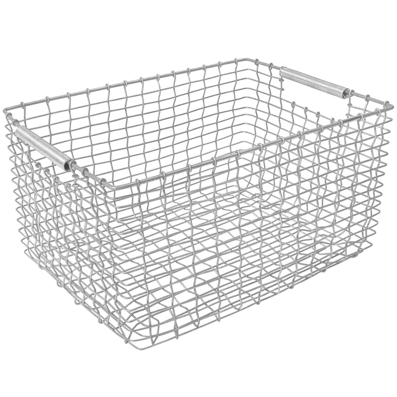 Rectangular 23 Basket, Galvanised