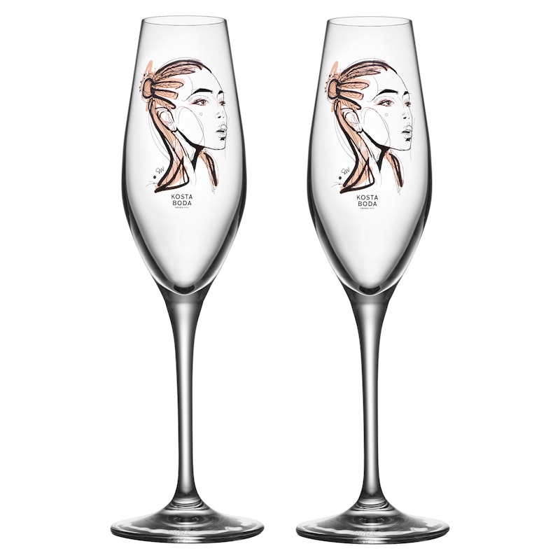 All About You Champagne Glass 23 cl  2-pack, Forever Yours