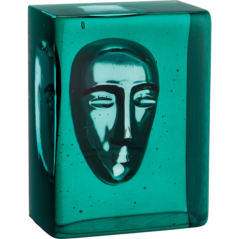 Azur Art Glass Petrol Blue, Man