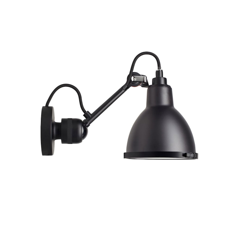 Lampe Gras N°304 Classic Outdoor Seaside Wall Lamp, Black