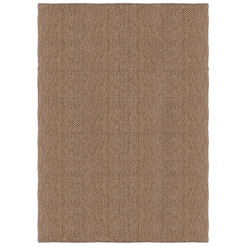 Basket Weave Sisal Rug 300x400 cm, Brown