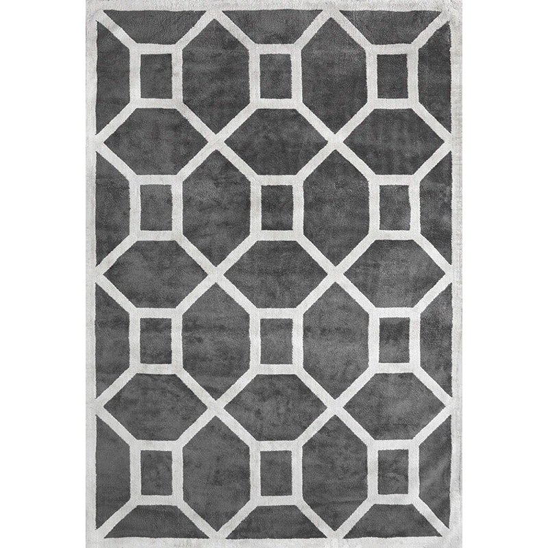 Entrance Viscose Rug 160X250 cm, Elephant Grey