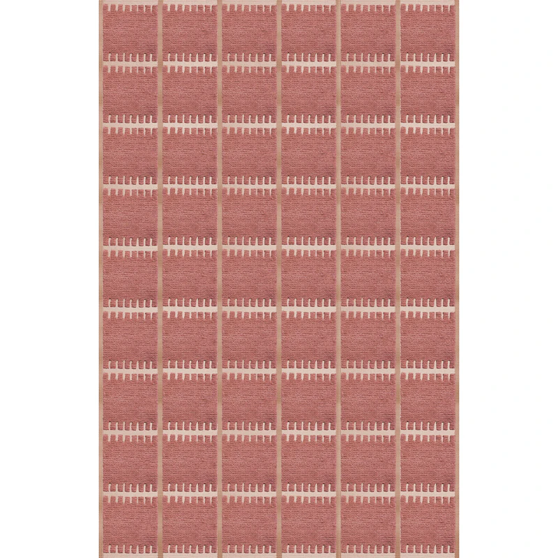 Lilly Wool Rug 200x300 cm, Claret Red