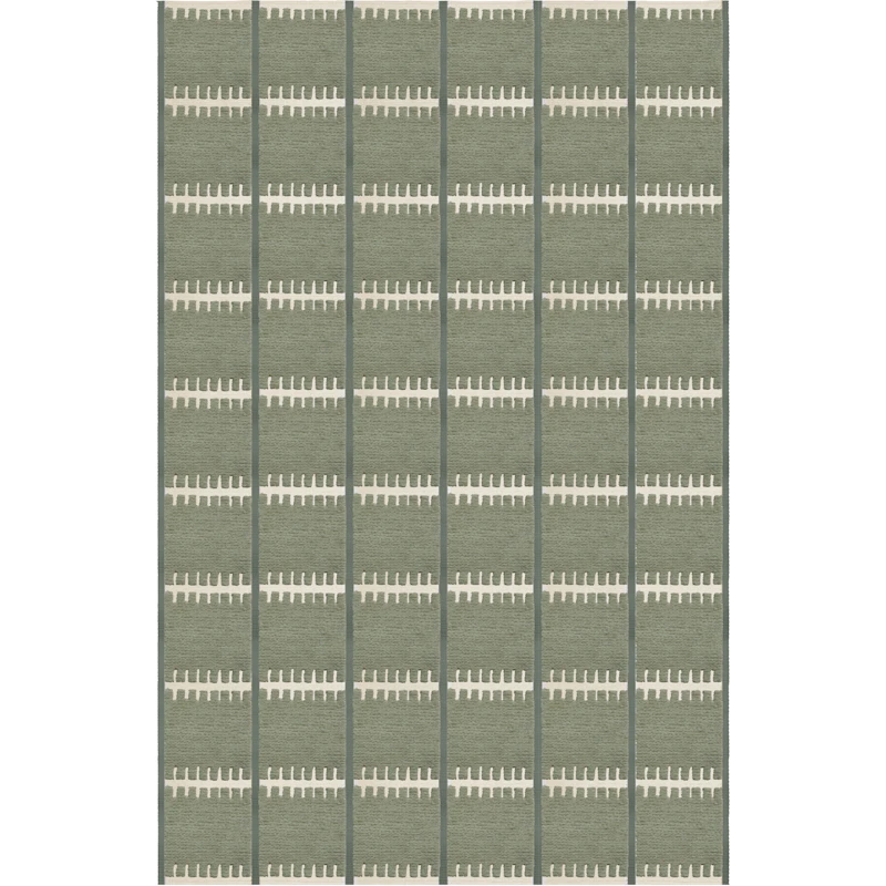 Lilly Wool Rug 250x350 cm, Green